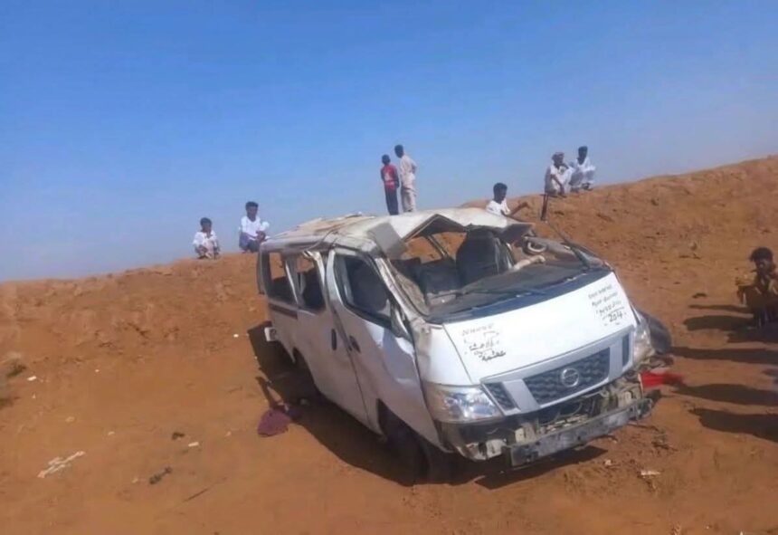 انقلاب مركبة شمال شندي يخلف وفيات وإصابات متعددة